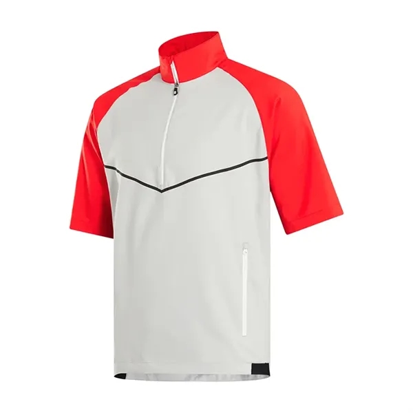 FootJoy Short Sleeve Zephyr Windshirt - FootJoy Short Sleeve Zephyr Windshirt - Image 5 of 7