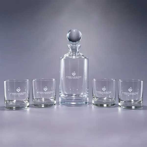 Uptown/Deluxe 5 Piece Crystal Barware Gift Set - Uptown/Deluxe 5 Piece Crystal Barware Gift Set - Image 0 of 0