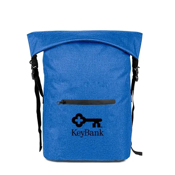 Westport rPET Heather Waterproof Backpack - Westport rPET Heather Waterproof Backpack - Image 0 of 5