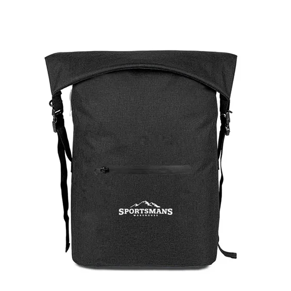 Westport rPET Heather Waterproof Backpack - Westport rPET Heather Waterproof Backpack - Image 3 of 5