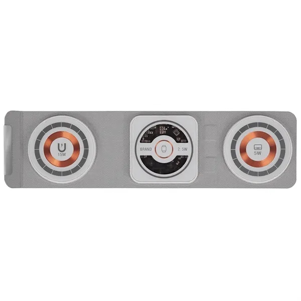 Richmond 3 in 1 Foldable Wireless Charging Station - Richmond 3 in 1 Foldable Wireless Charging Station - Image 7 of 11