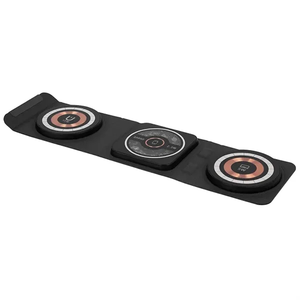 Richmond 3 in 1 Foldable Wireless Charging Station - Richmond 3 in 1 Foldable Wireless Charging Station - Image 4 of 11
