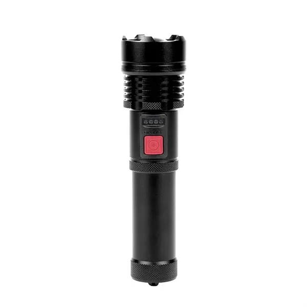 800LM Metal Flashlight with 1500mAh Rechargeable Battery - 800LM Metal Flashlight with 1500mAh Rechargeable Battery - Image 2 of 4