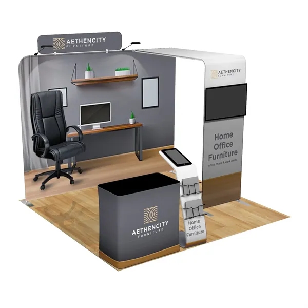10ft Fastzip™ Deluxe Archway Trade Show Booth - 10ft Fastzip™ Deluxe Archway Trade Show Booth - Image 0 of 2