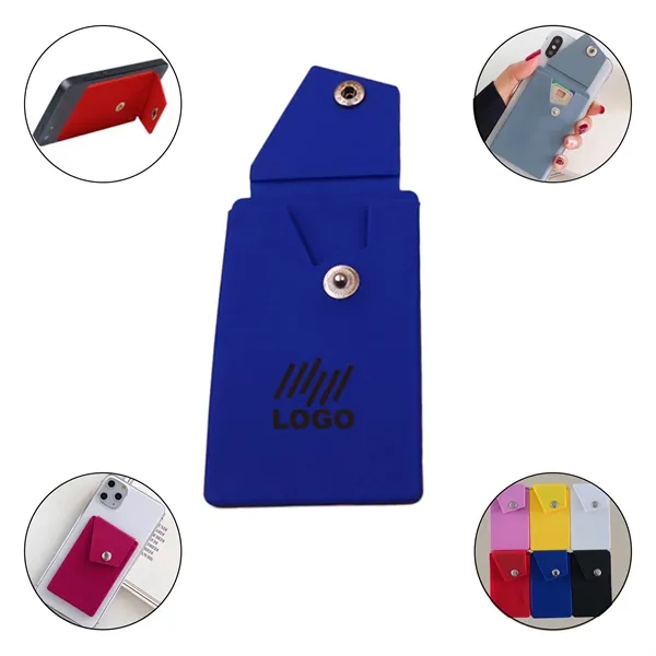 Silicone Phone Flip Wallet - Silicone Phone Flip Wallet - Image 0 of 4