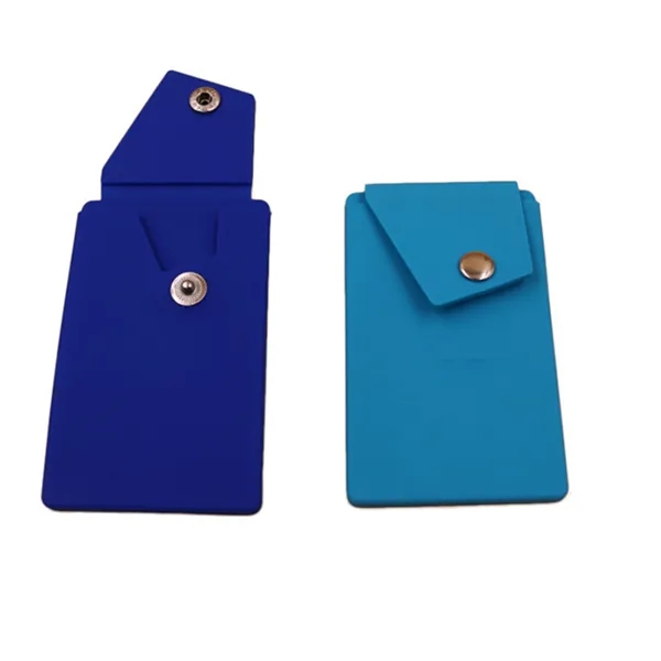 Silicone Phone Flip Wallet - Silicone Phone Flip Wallet - Image 3 of 4