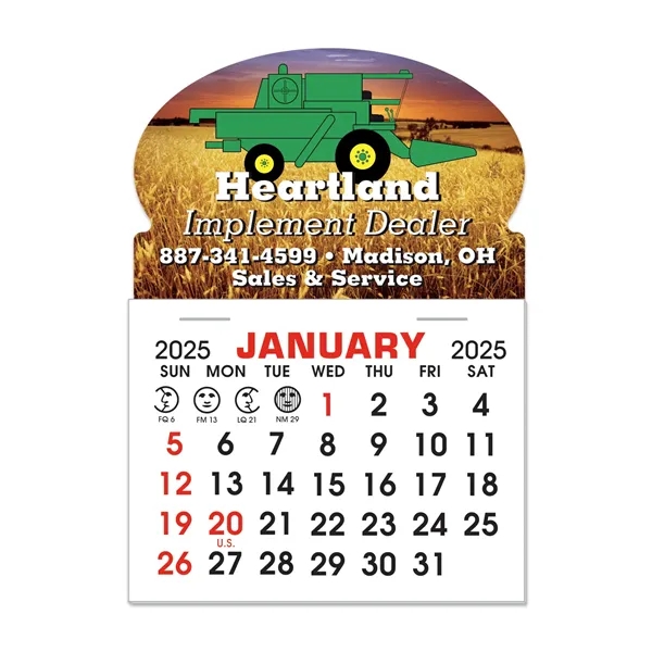 Stick It Magnet Calendar Pads - Oval w/ Bottom Strip - Stick It Magnet Calendar Pads - Oval w/ Bottom Strip - Image 1 of 1