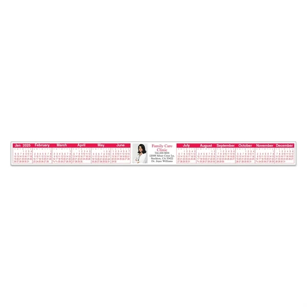 Horizontal Keyboard/ Monitor Calendar (1 1/8" x 13 1/2") - Horizontal Keyboard/ Monitor Calendar (1 1/8" x 13 1/2") - Image 1 of 1