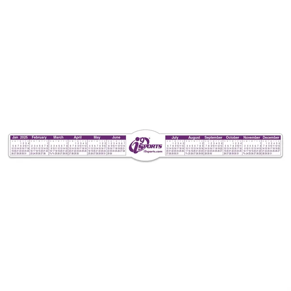 Keyboard/ Monitor Calendar w/ Oval Ad (1 1/2" x 13") - Keyboard/ Monitor Calendar w/ Oval Ad (1 1/2" x 13") - Image 0 of 1