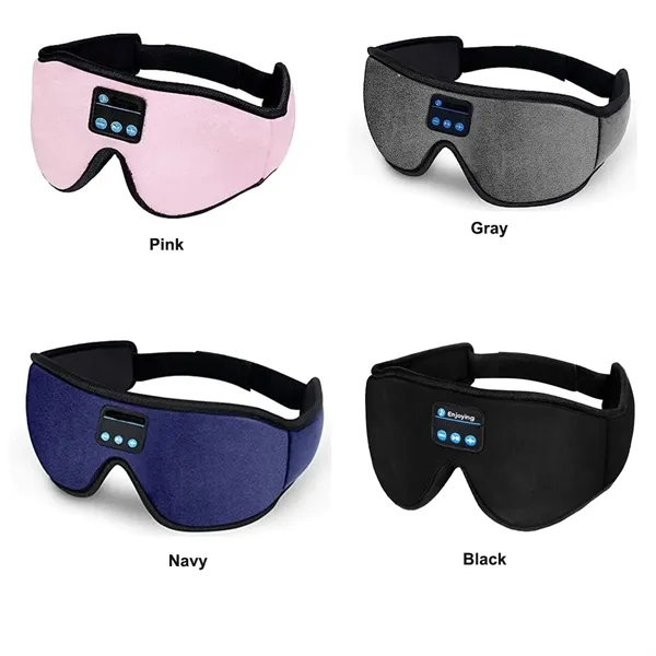 3D Sleep Headphones Eye Mask - 3D Sleep Headphones Eye Mask - Image 1 of 4