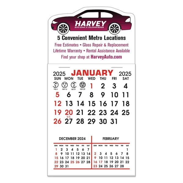 Stick It Magnet Calendar Pads - Car