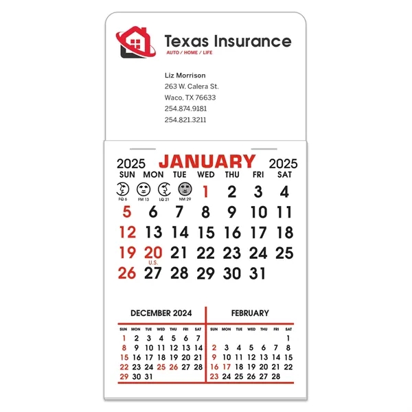 Stick It Magnet Calendar Pads - Rectangle w/Rounded Corners