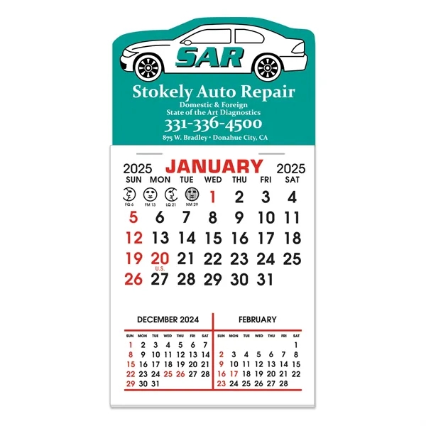 Stick It Decal Calendar Pads - Car