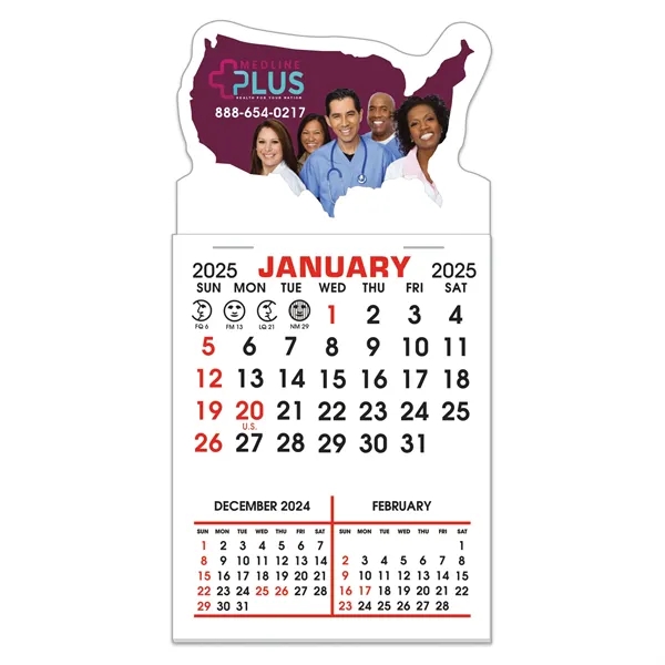 Custom Stick It Decal Calendar Pads - United States
