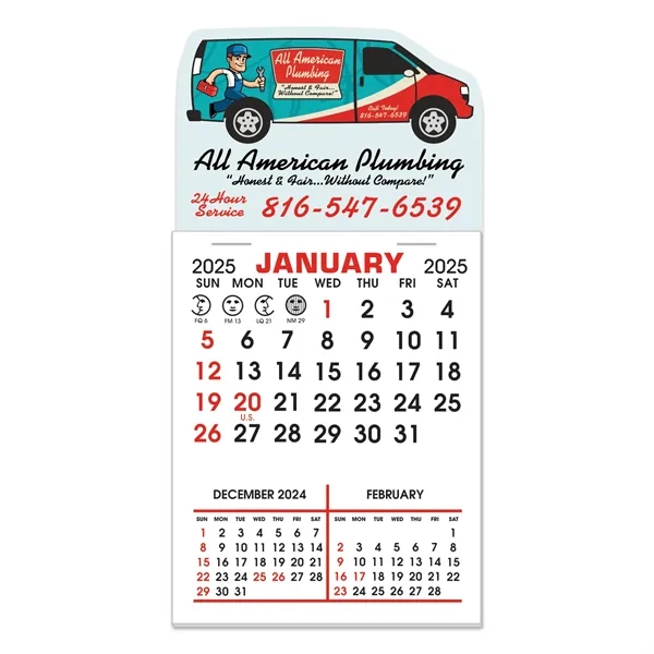 Stick It Decal Calendar Pads - Van
