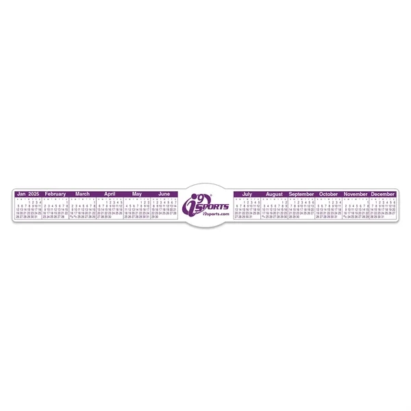 Keyboard/ Monitor Calendar w/ Oval Ad (1 1/2" x 13")