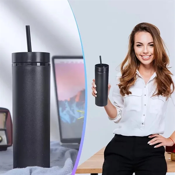 16oz Candy Color Frosted Sports Straw Cup - 16oz Candy Color Frosted Sports Straw Cup - Image 7 of 9