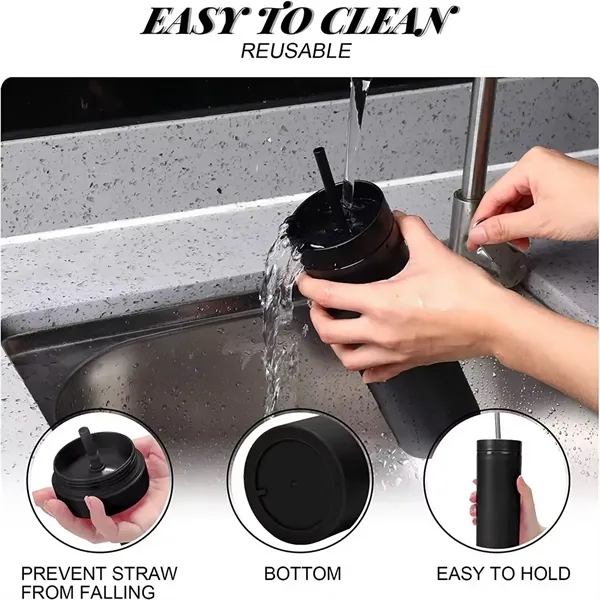 16oz Candy Color Frosted Sports Straw Cup - 16oz Candy Color Frosted Sports Straw Cup - Image 9 of 9