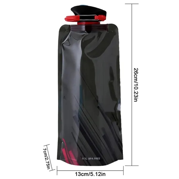 Pe Plastic Folding Water Bag - Pe Plastic Folding Water Bag - Image 1 of 4