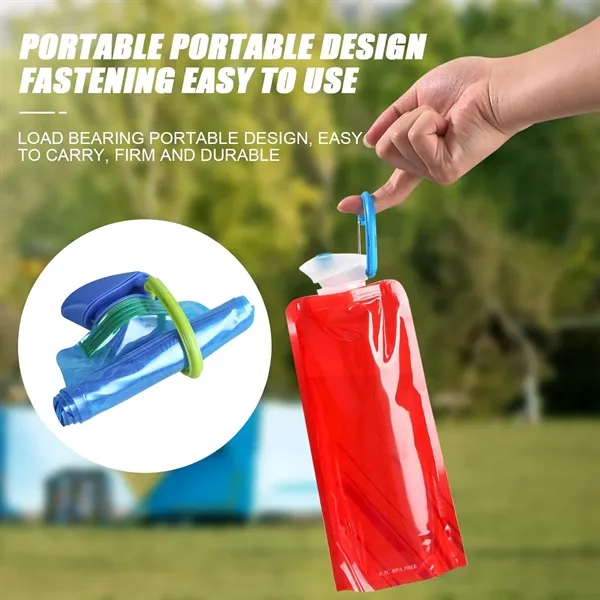 Pe Plastic Folding Water Bag - Pe Plastic Folding Water Bag - Image 3 of 4