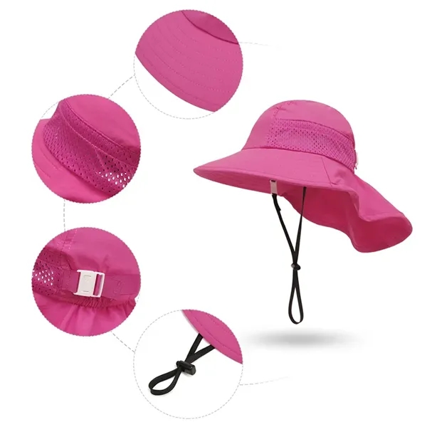 Kids Bucket Sun Hat - Kids Bucket Sun Hat - Image 2 of 5