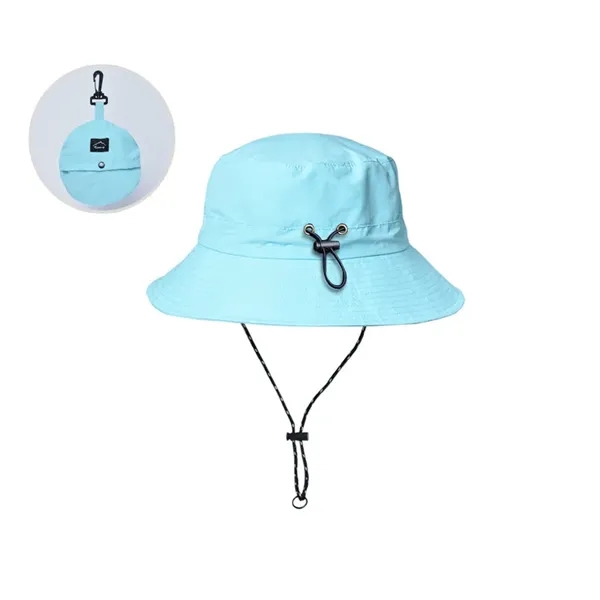 Foldable Waterproof Rain Sun Bucket Hat - Foldable Waterproof Rain Sun Bucket Hat - Image 2 of 5