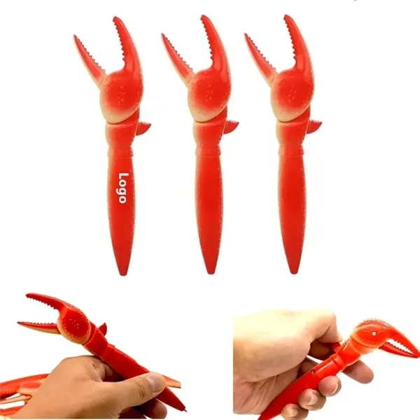 Novelty Crab Lobster Claw 0.5mm Ballpoint Pen - Novelty Crab Lobster Claw 0.5mm Ballpoint Pen - Image 0 of 6