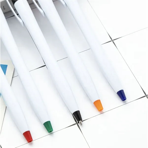 Retractable Plastic Ballpoint Pens - Retractable Plastic Ballpoint Pens - Image 1 of 6