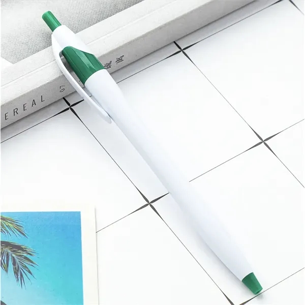 Retractable Plastic Ballpoint Pens - Retractable Plastic Ballpoint Pens - Image 5 of 6