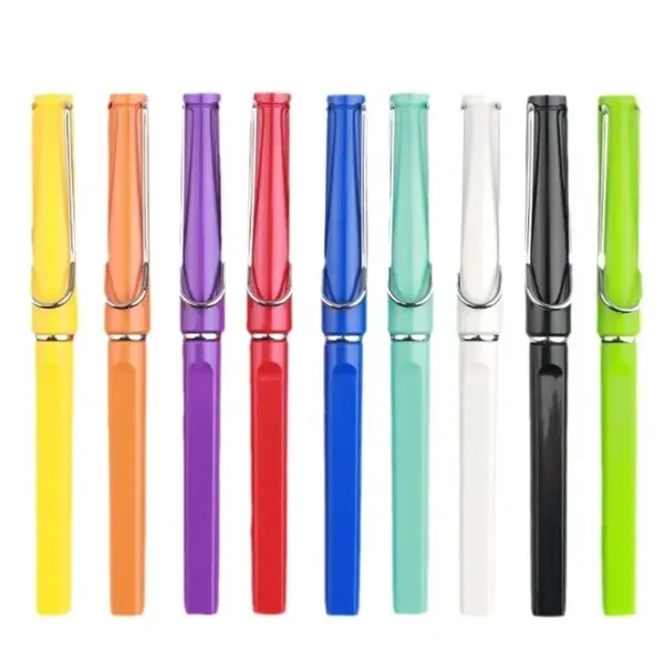 Colored Clip-on Ballpoint Pen - Colored Clip-on Ballpoint Pen - Image 0 of 3