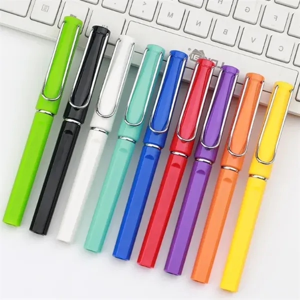 Colored Clip-on Ballpoint Pen - Colored Clip-on Ballpoint Pen - Image 1 of 3