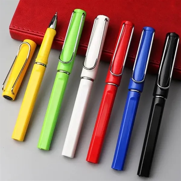 Colored Clip-on Ballpoint Pen - Colored Clip-on Ballpoint Pen - Image 2 of 3