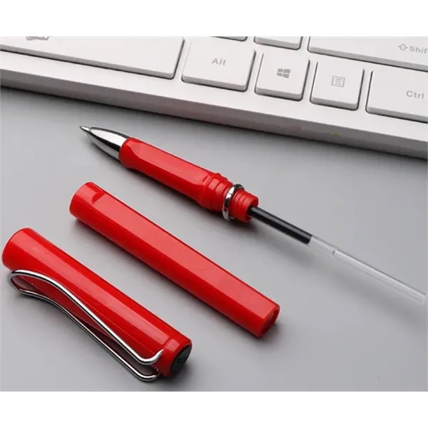 Colored Clip-on Ballpoint Pen - Colored Clip-on Ballpoint Pen - Image 3 of 3
