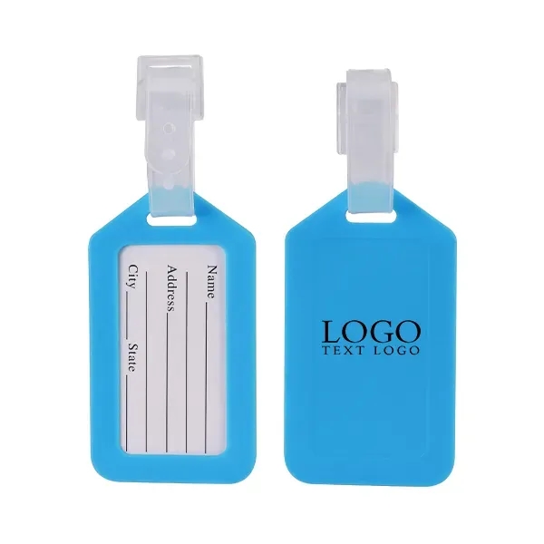 Colorful Luggage Tags With Logo - Colorful Luggage Tags With Logo - Image 1 of 34