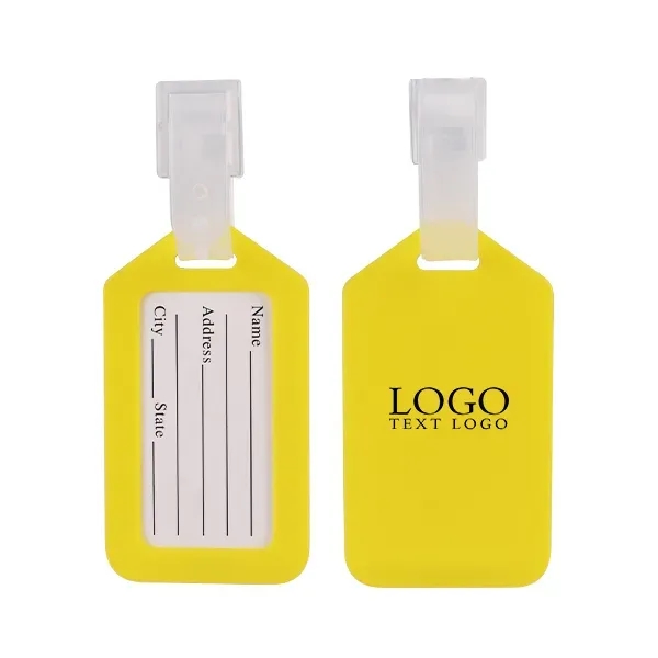 Colorful Luggage Tags With Logo - Colorful Luggage Tags With Logo - Image 4 of 34