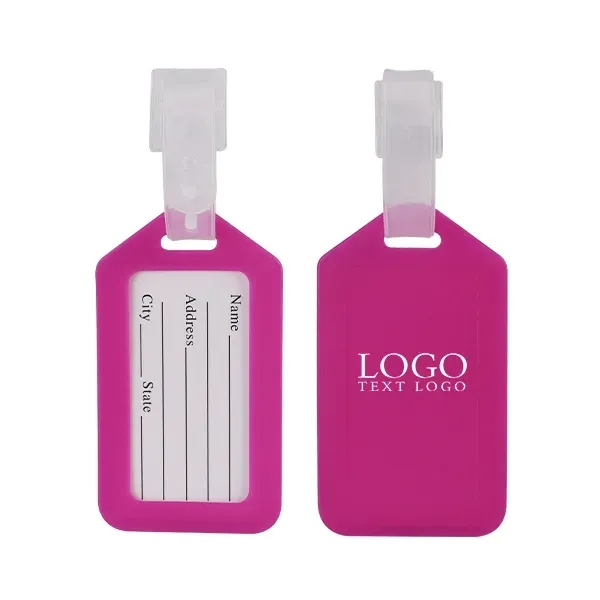 Colorful Luggage Tags With Logo - Colorful Luggage Tags With Logo - Image 12 of 34