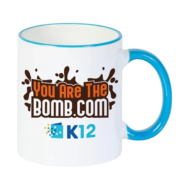 11 oz Color Handle Mug - 11 oz Color Handle Mug - Image 3 of 4