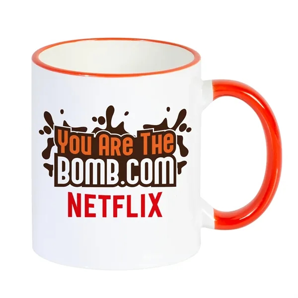 11 oz Color Handle Mug - 11 oz Color Handle Mug - Image 4 of 4