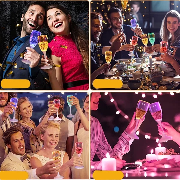 LED Luminous Champagne Cup Christmas Halloween Party Wedding - LED Luminous Champagne Cup Christmas Halloween Party Wedding - Image 2 of 2