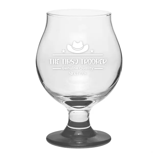 13 oz. Brussels Belgian Beer Glass (Engraved Imprint) - 13 oz. Brussels Belgian Beer Glass (Engraved Imprint) - Image 0 of 5