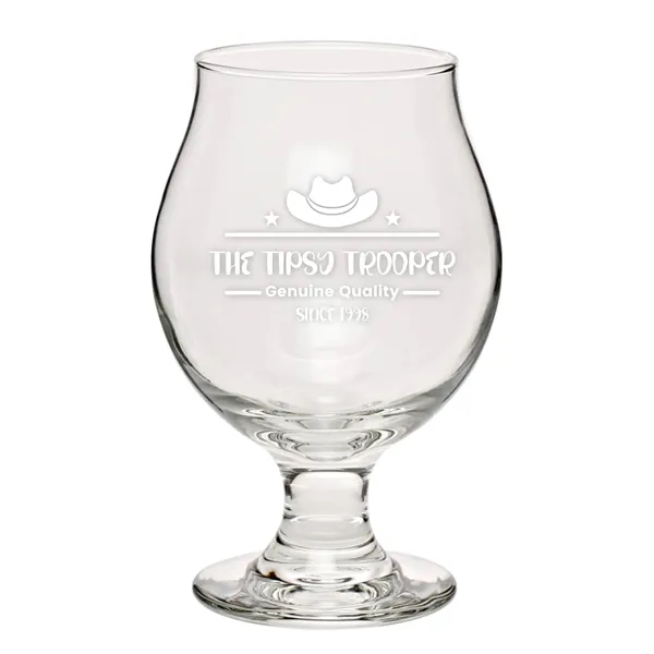 13 oz. Brussels Belgian Beer Glass (Engraved Imprint) - 13 oz. Brussels Belgian Beer Glass (Engraved Imprint) - Image 2 of 5