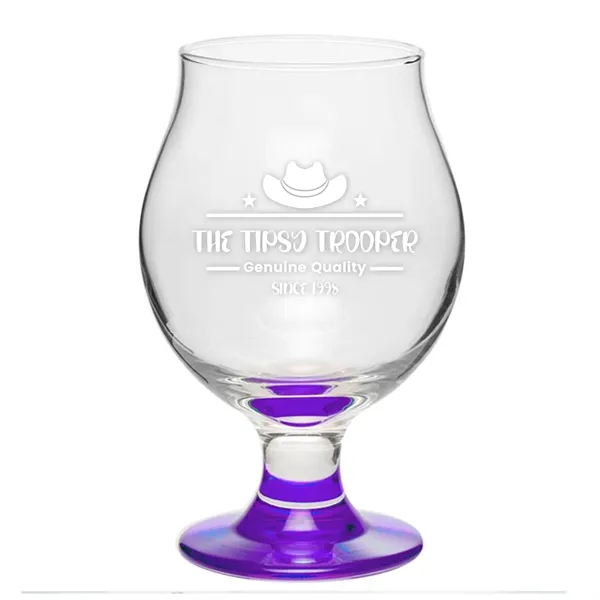 13 oz. Brussels Belgian Beer Glass (Engraved Imprint) - 13 oz. Brussels Belgian Beer Glass (Engraved Imprint) - Image 4 of 5