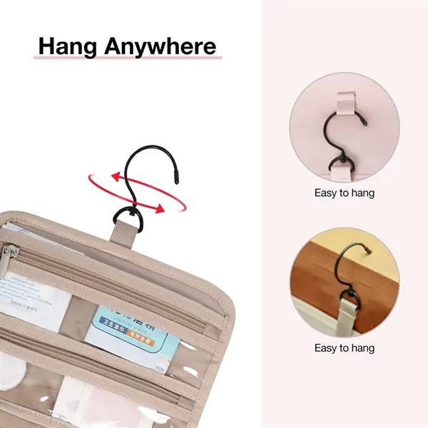 Toiletry Bag With Hanging Hook - Toiletry Bag With Hanging Hook - Image 5 of 6