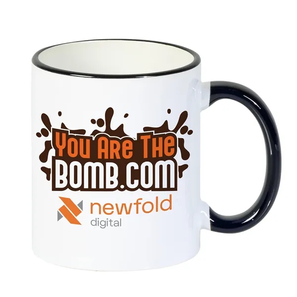 Custom 11 oz Color Handle Mug
