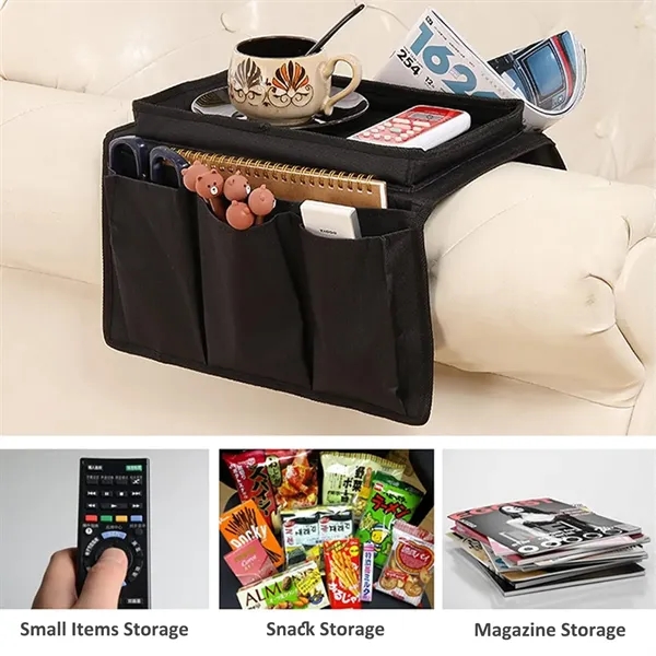 Couch Arm Rests Storage Bag - Couch Arm Rests Storage Bag - Image 2 of 4