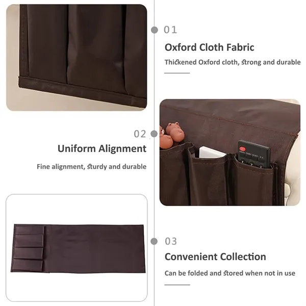 Couch Arm Rests Storage Bag - Couch Arm Rests Storage Bag - Image 3 of 4