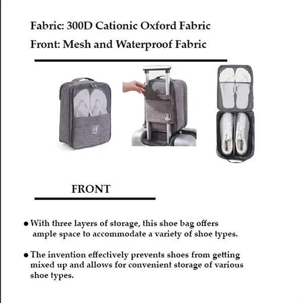 Travel Shoe Bag - Travel Shoe Bag - Image 3 of 4