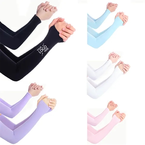 Sun Protection Cooling Arm Sleeves For Men & Women - Sun Protection Cooling Arm Sleeves For Men & Women - Image 0 of 5