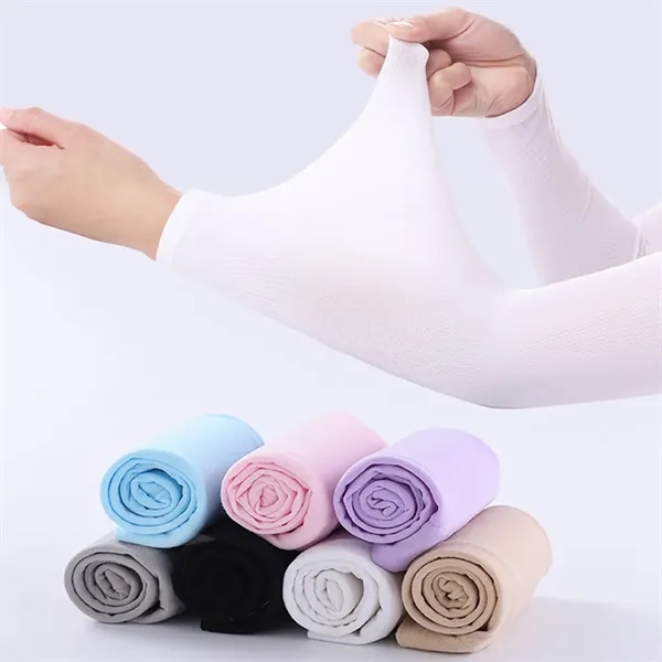 Sun Protection Cooling Arm Sleeves For Men & Women - Sun Protection Cooling Arm Sleeves For Men & Women - Image 3 of 5