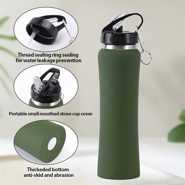 Outdoor Sports Bottle Water Cup Stainless Steel 20oz - Outdoor Sports Bottle Water Cup Stainless Steel 20oz - Image 3 of 6